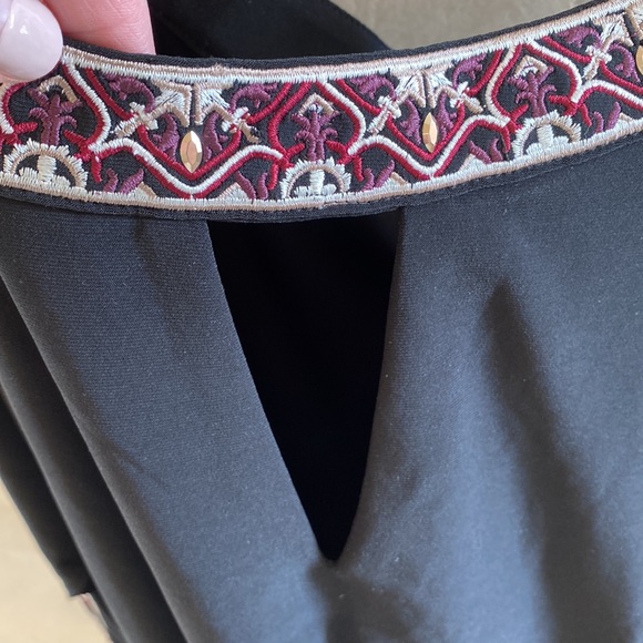 White House Black Market black dress with jewel details - Picture 2 of 11